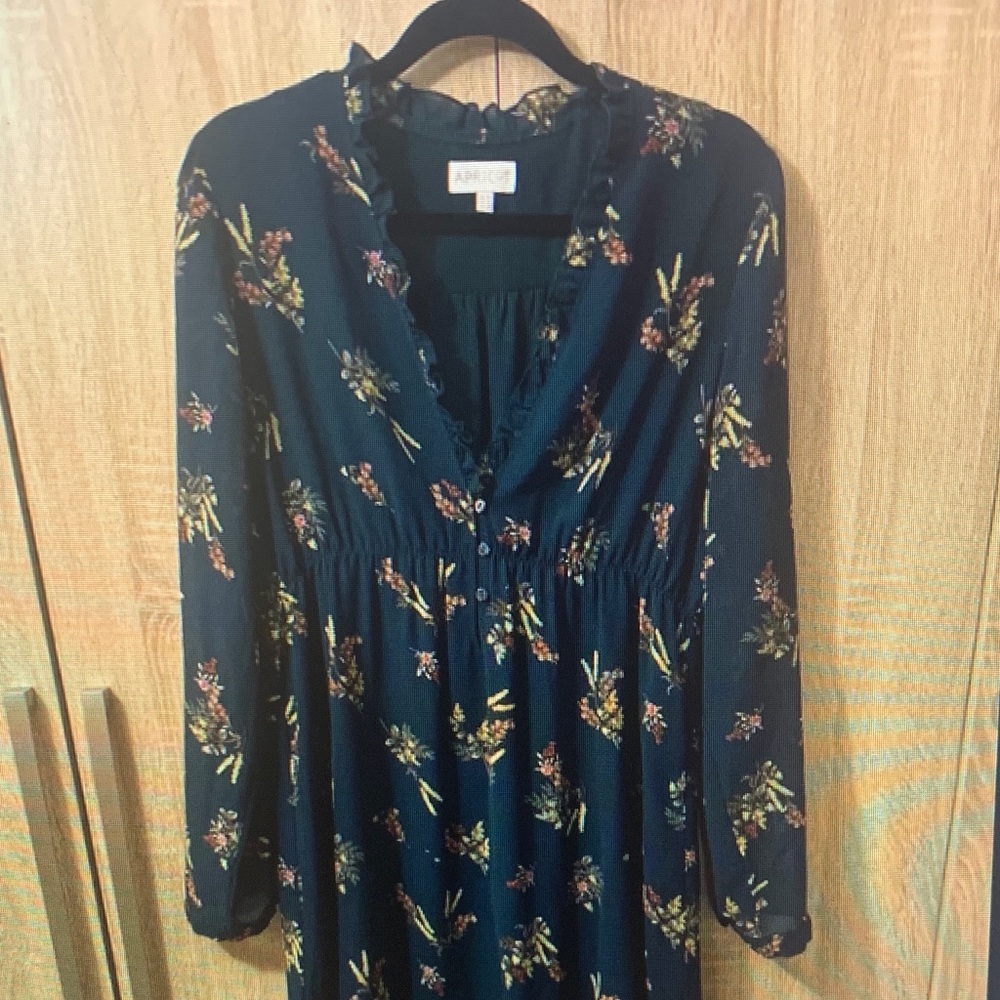 Aphorism Navy Floral Dress
